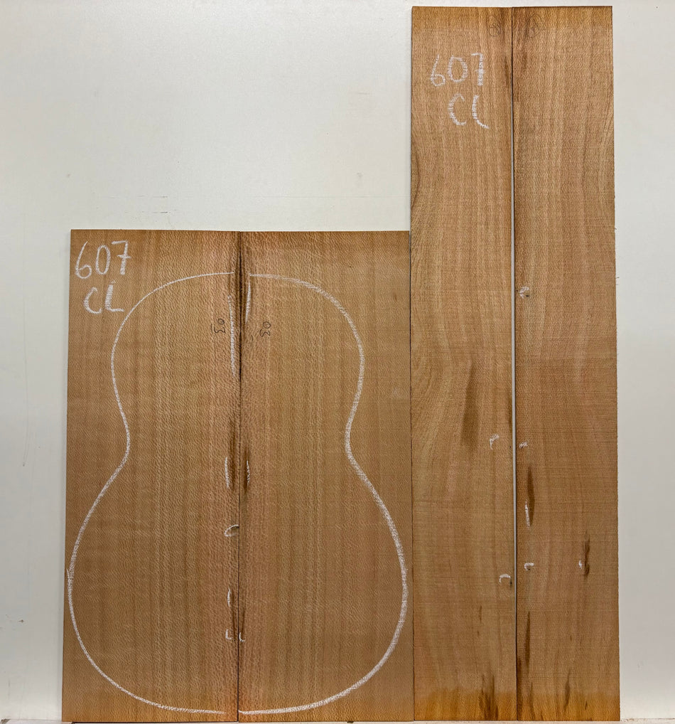 Lacewood Classical Guitar Back & Side Set- BC Grade #607