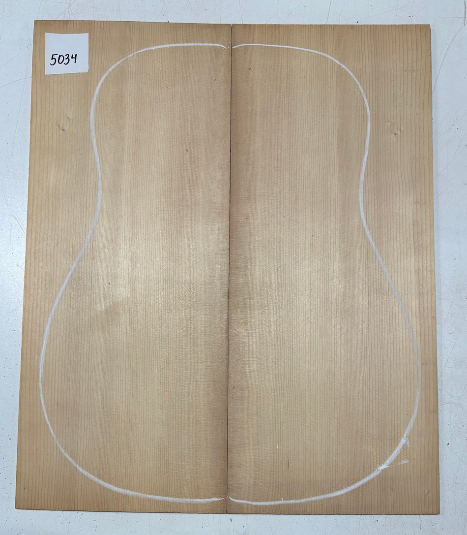 Sitka Spruce Dreadnought Guitar Top- AAA Grade #5034