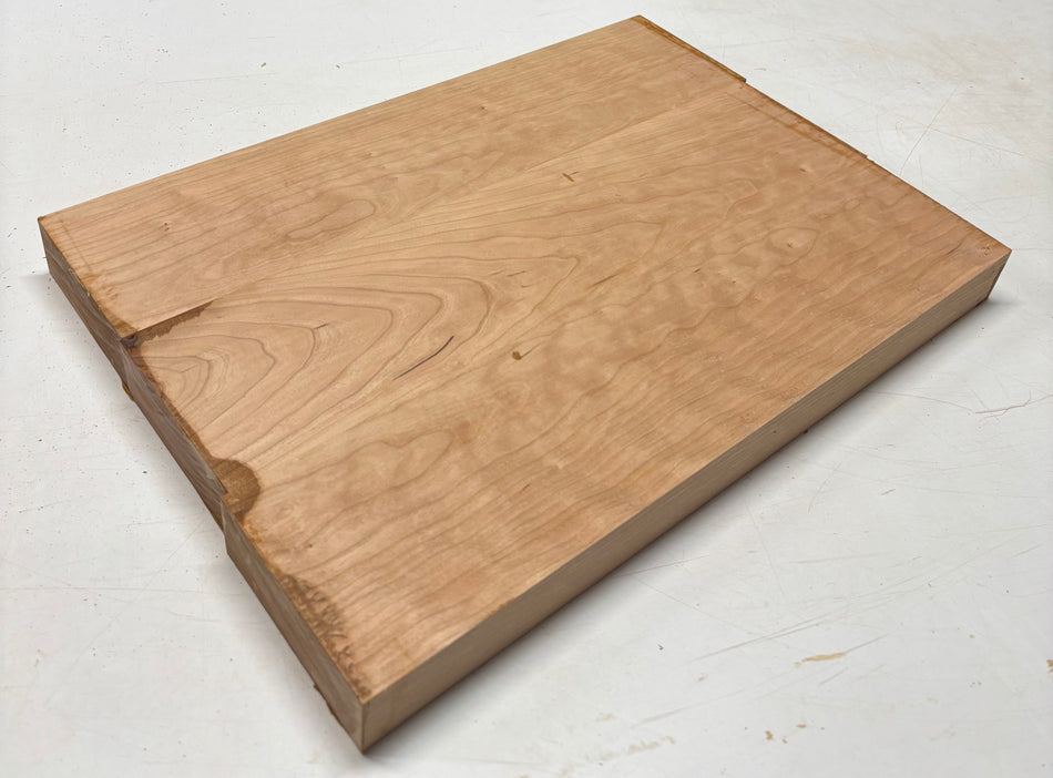 Cherry Guitar Body Blank - 21" x 15" x 1-3/4", 14 Lbs (3 Pcs Glued) #108