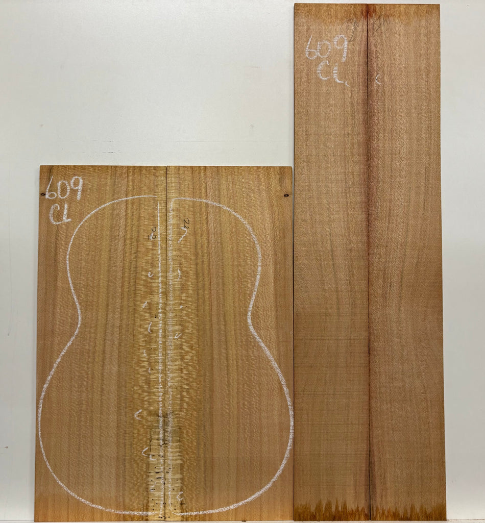 Lacewood Classical Guitar Back & Side Set- BC Grade #609