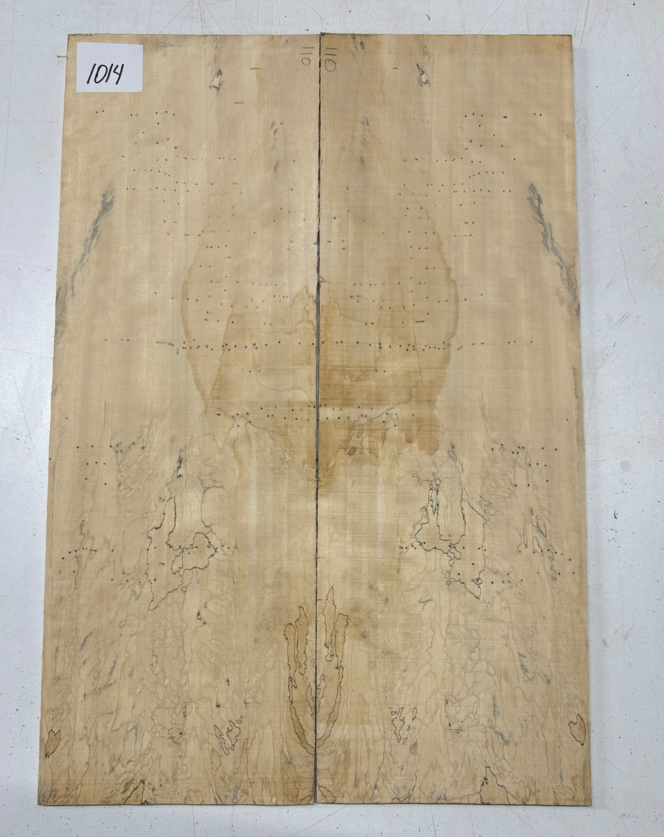 Tapas abatibles para guitarra Bocote Bookmatched 21" x 7" x 1/4"