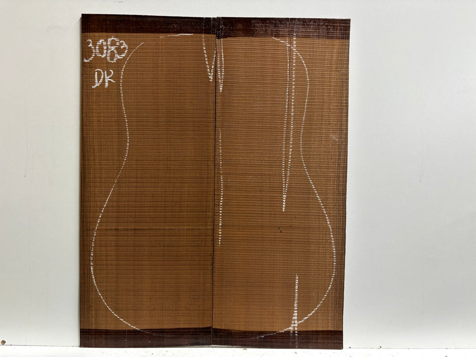 Amazon Rosewood Dreadnought Guitar Back Set (Seconds) #3083