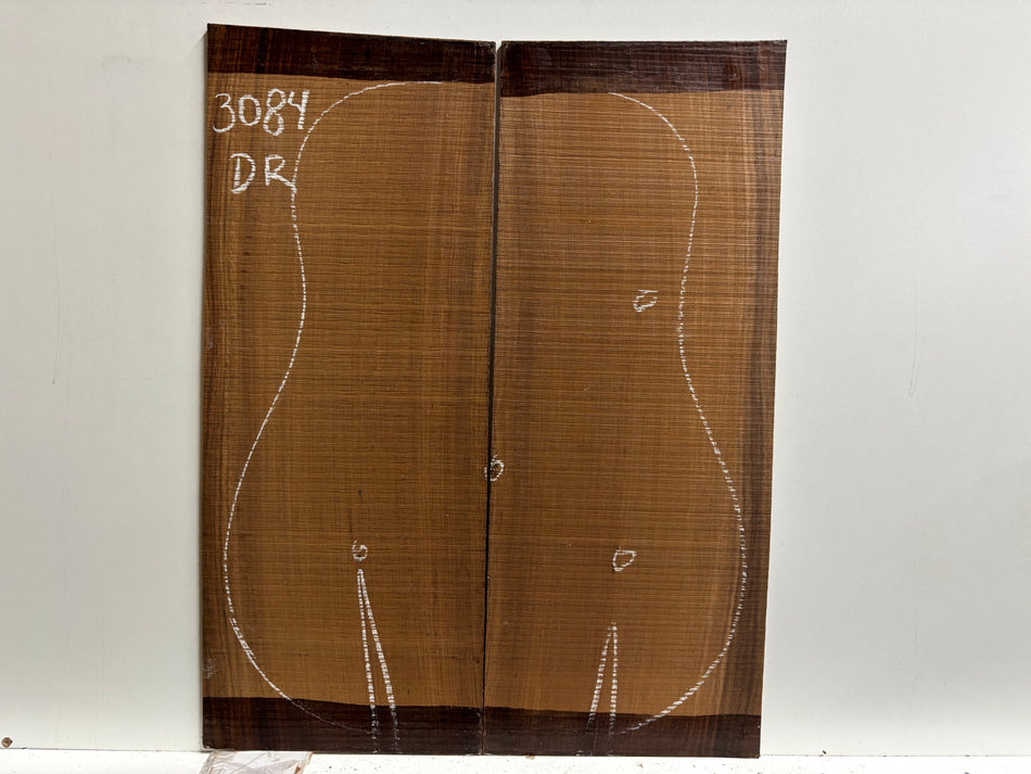 Amazon Rosewood Dreadnought Guitar Back Set (Seconds) #3084