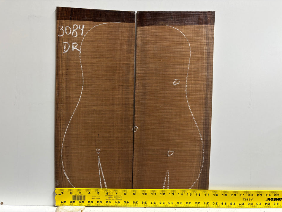 Amazon Rosewood Dreadnought Guitar Back Set (Seconds) #3084