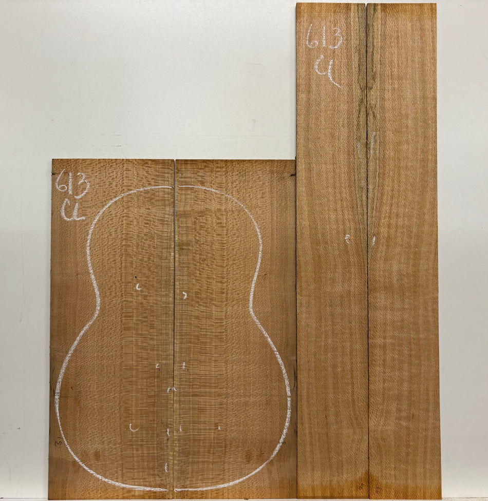Lacewood Classical Guitar Back & Side Set- BC Grade #613