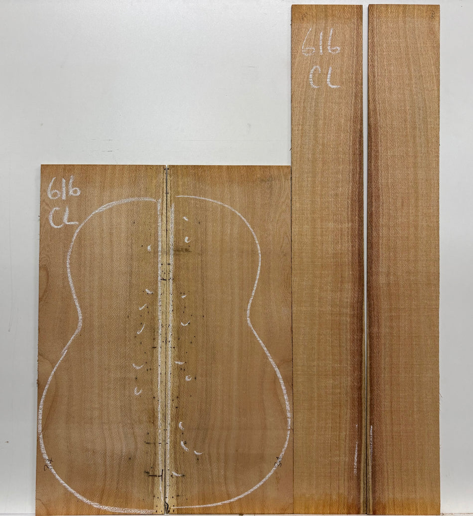 Lacewood Classical Guitar Back & Side Set- BC Grade #616