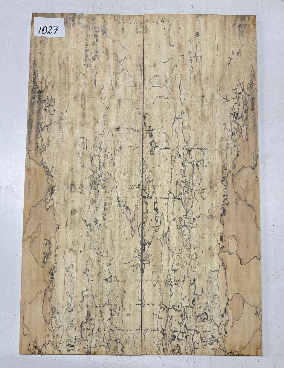 Spalted Tamarind Guitar Drop Top 22" x 7-3/8" x 3/8" #1027