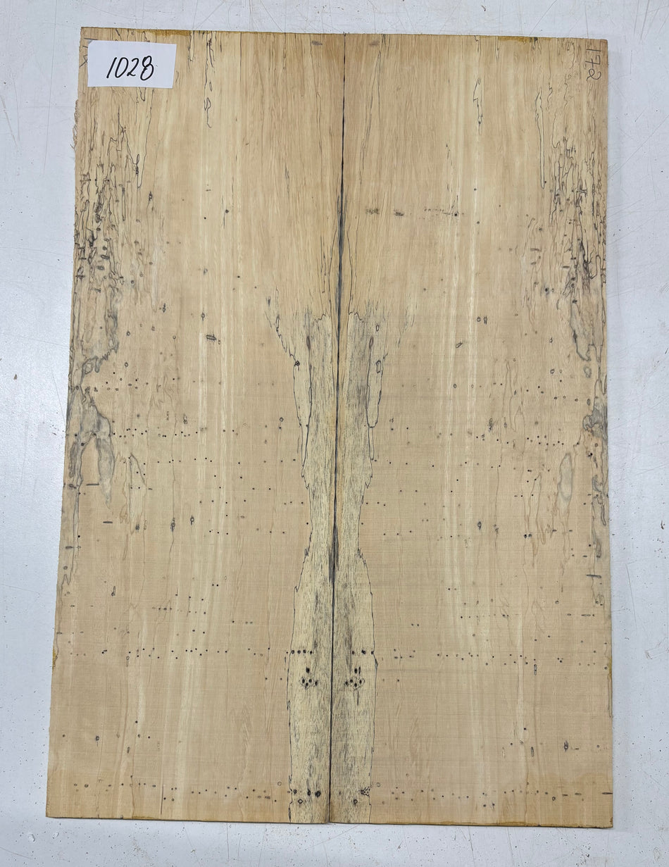 Spalted Tamarind Guitar Drop Top 22" x 7-3/8" x 3/8" #1028