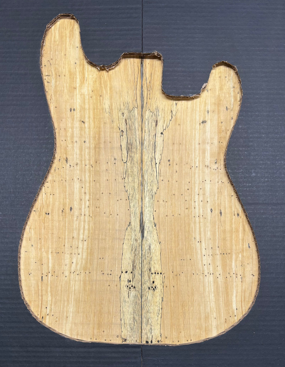 Spalted Tamarind Guitar Drop Top 22" x 7-3/8" x 3/8" #1028