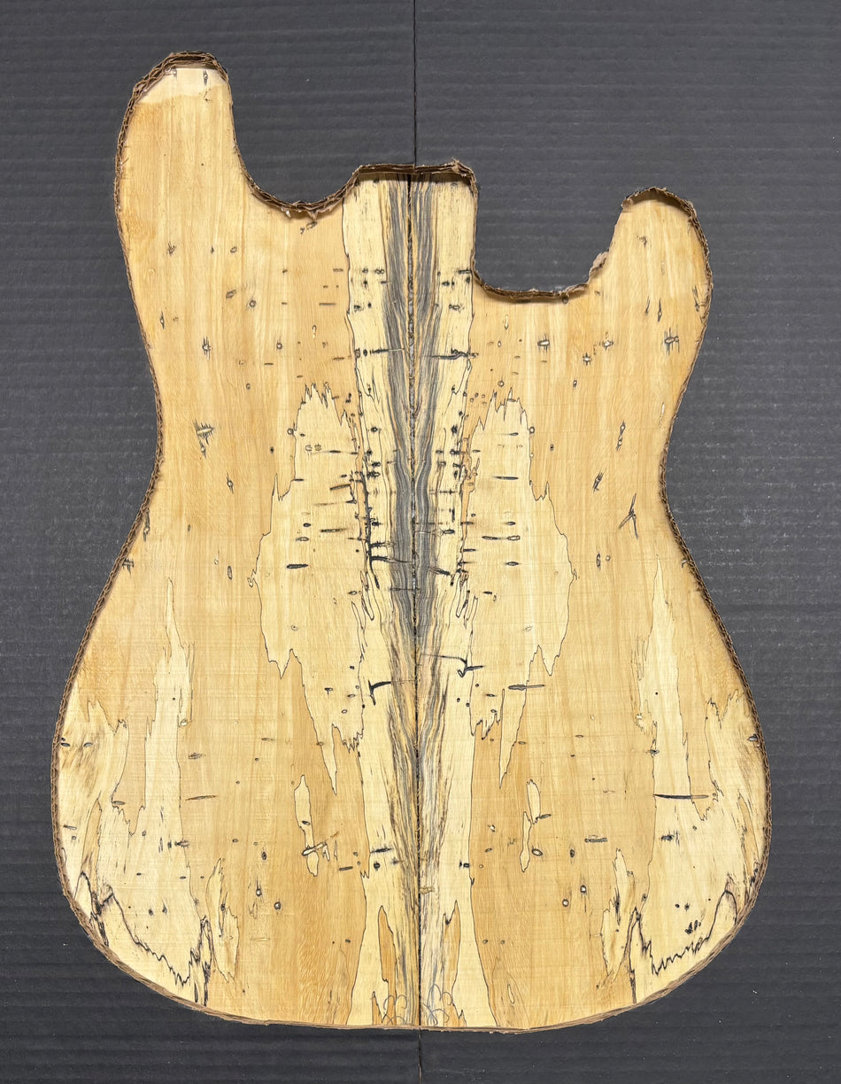 Spalted Tamarind Guitar Drop Top 22" x 7-3/8" x 3/8" #1030