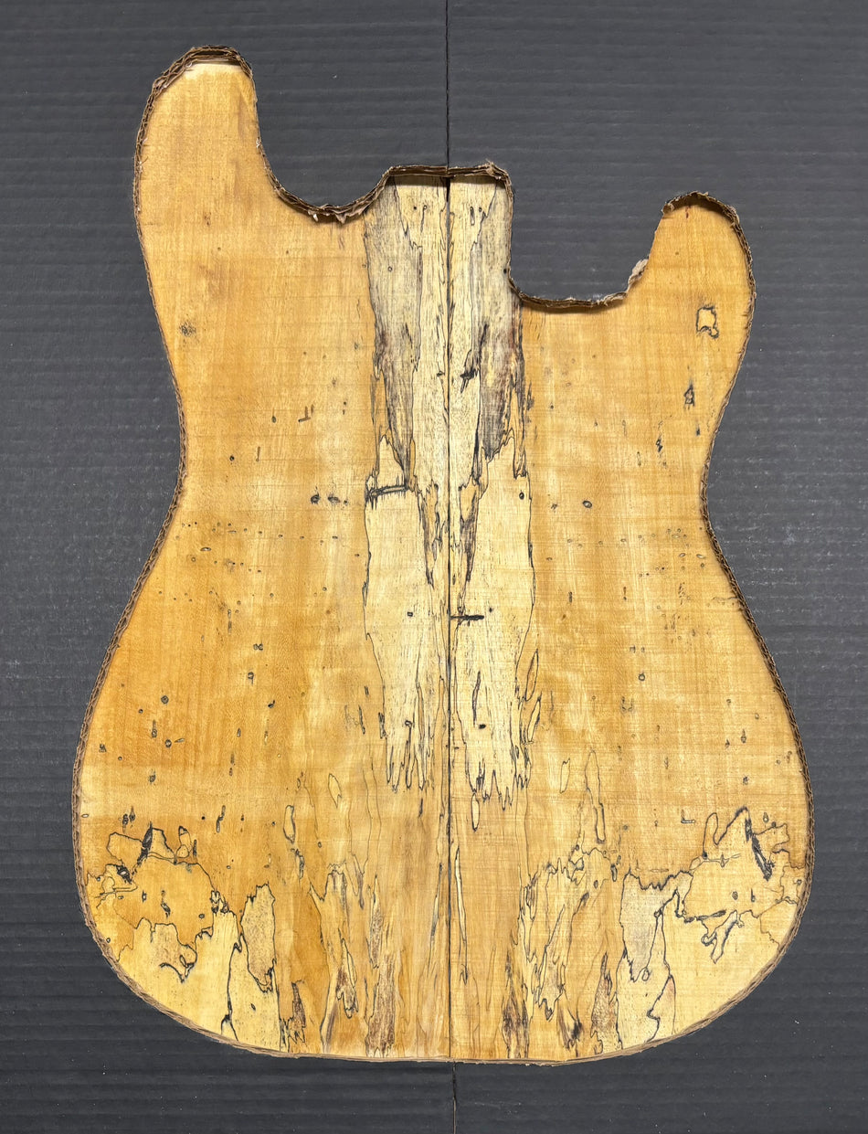 Spalted Tamarind Guitar Drop Top 22" x 7-3/8" x 3/8" #1033