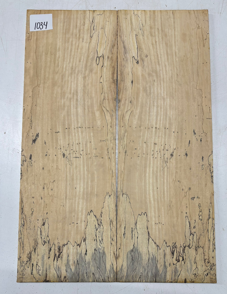 Spalted Tamarind Guitar Drop Top 22" x 7-3/8" x 3/8" #1034