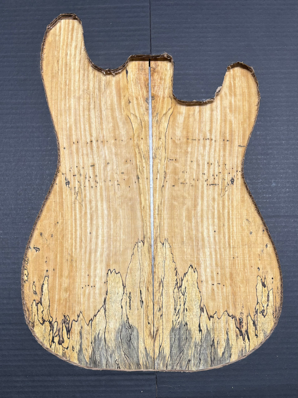 Spalted Tamarind Guitar Drop Top 22" x 7-3/8" x 3/8" #1034