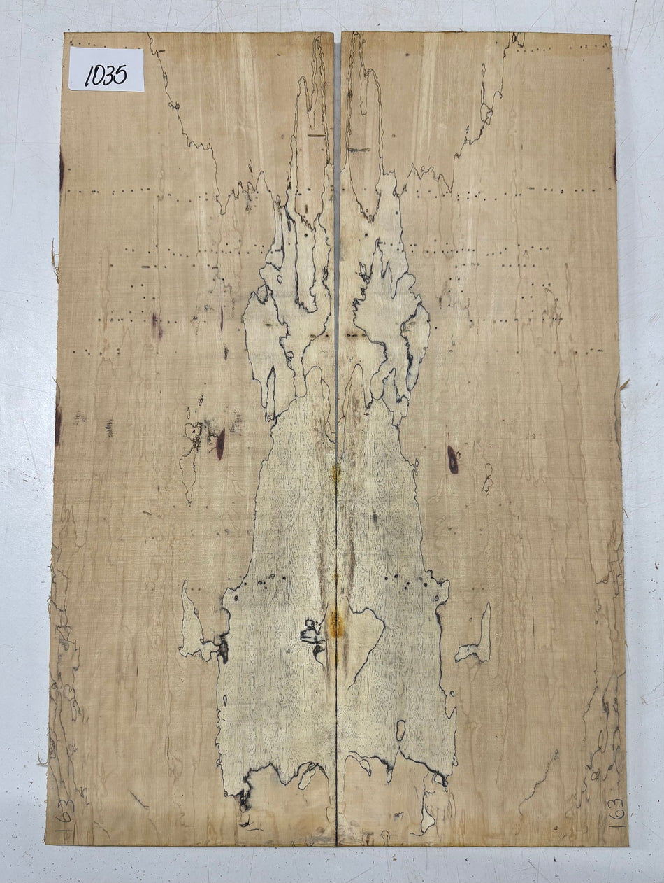 Spalted Tamarind Guitar Drop Top 22" x 7-3/8" x 3/8" #1035