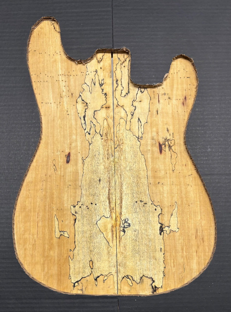 Spalted Tamarind Guitar Drop Top 22" x 7-3/8" x 3/8" #1035