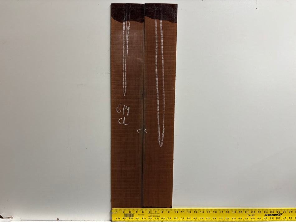 Madagascar Rosewood Classical Guitar Side Set- 33" x 4-1/2" x 1/8" (Seconds) #614