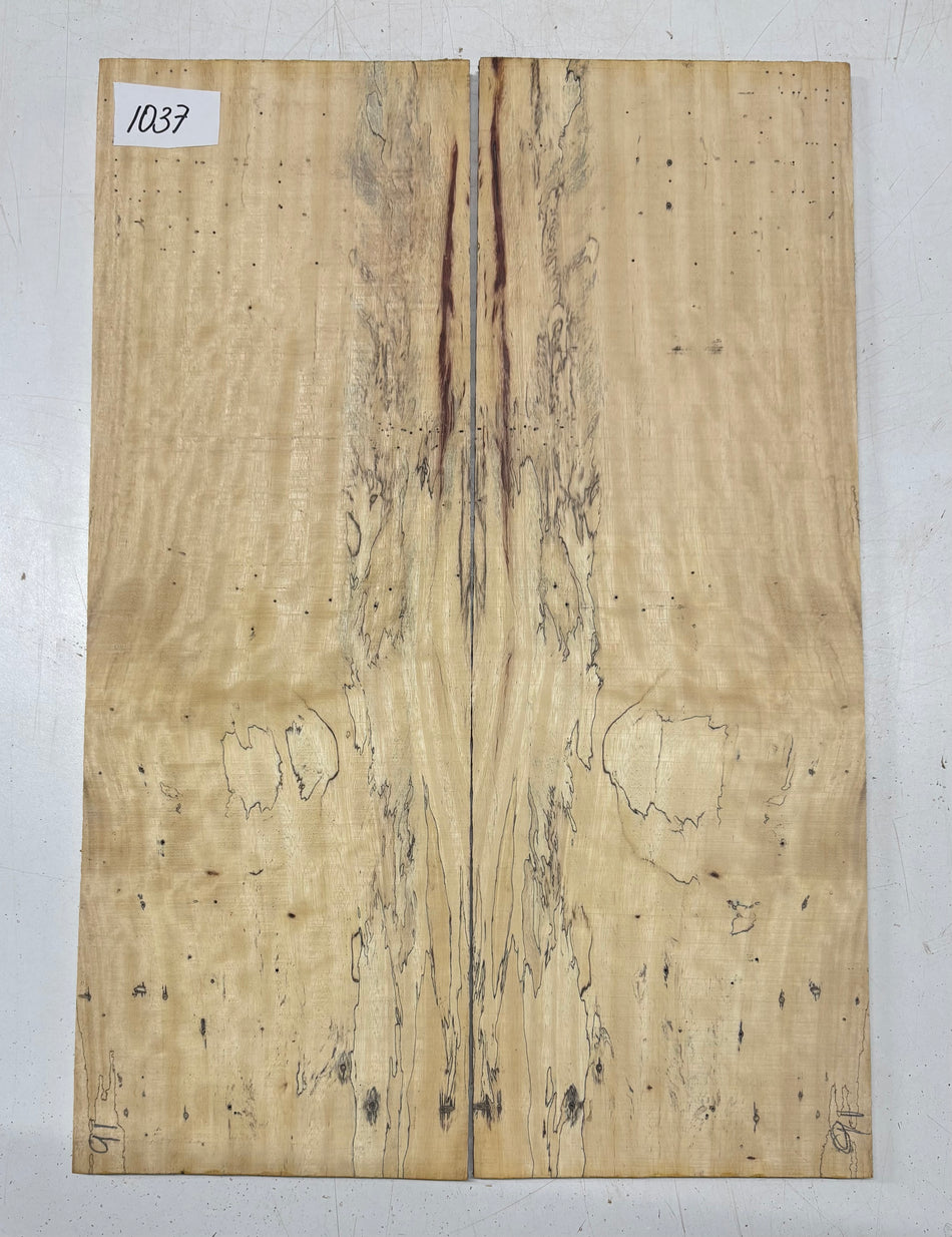 Spalted Tamarind Guitar Drop Top 22" x 7-3/8" x 3/8" #1037