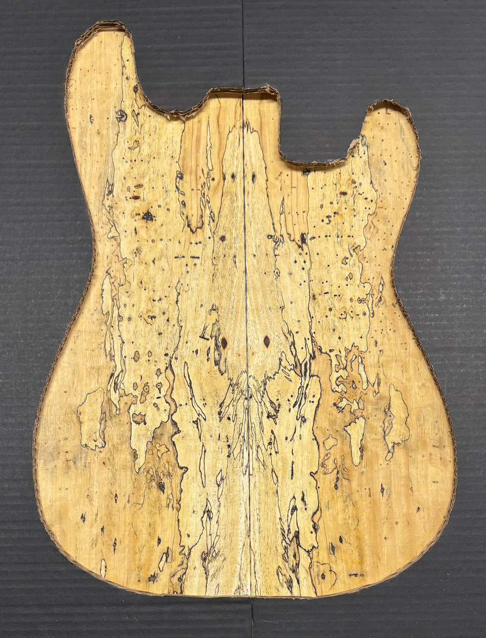 Spalted Tamarind Guitar Drop Top 22" x 7-3/8" x 3/8" #1038