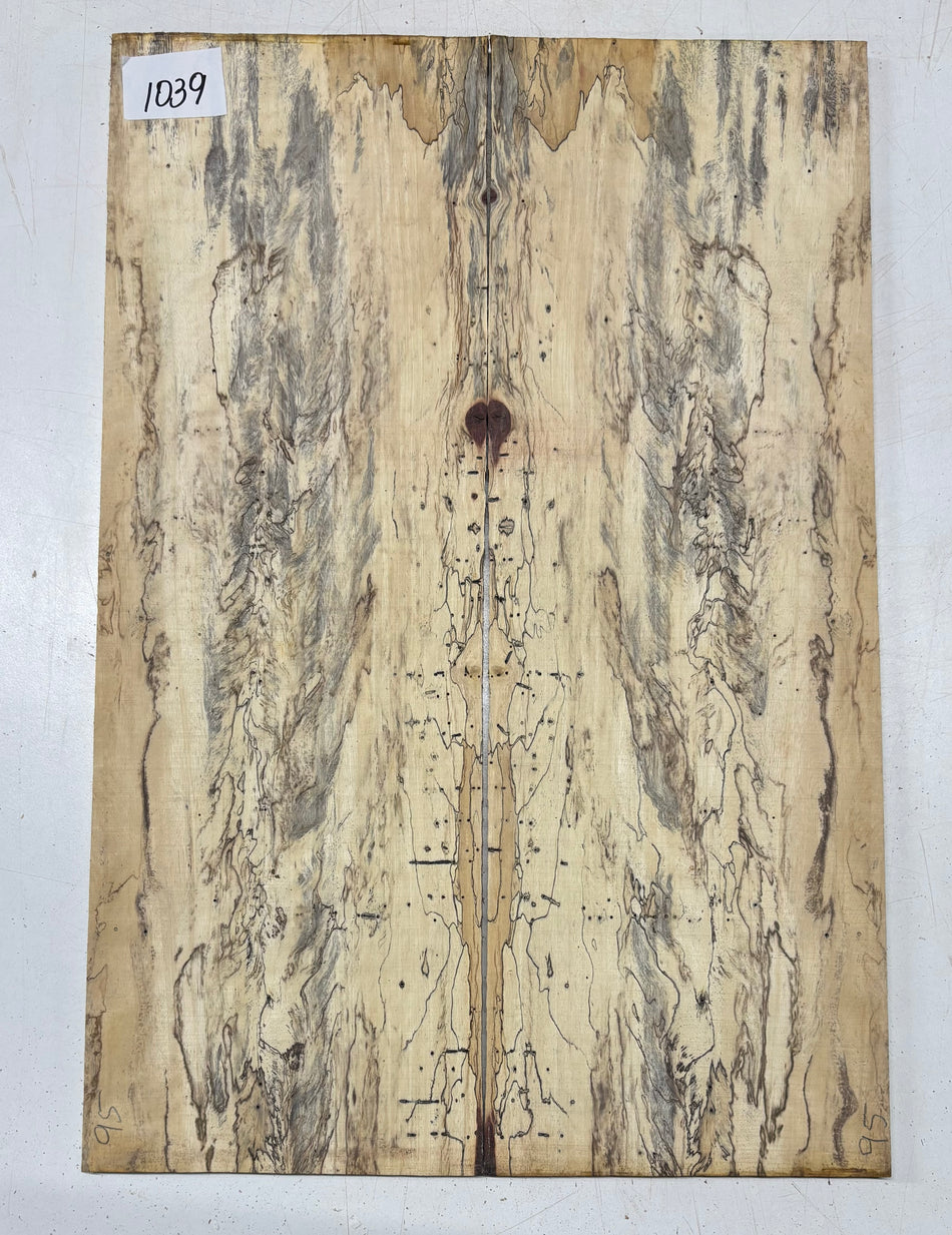 Spalted Tamarind Guitar Drop Top 22" x 7-3/8" x 3/8" #1039
