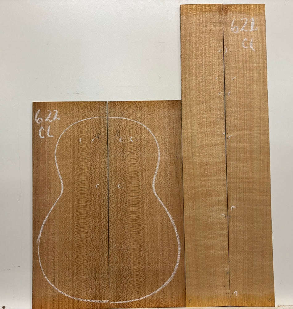 Lacewood Classical Guitar Back & Side Set- BC Grade #622