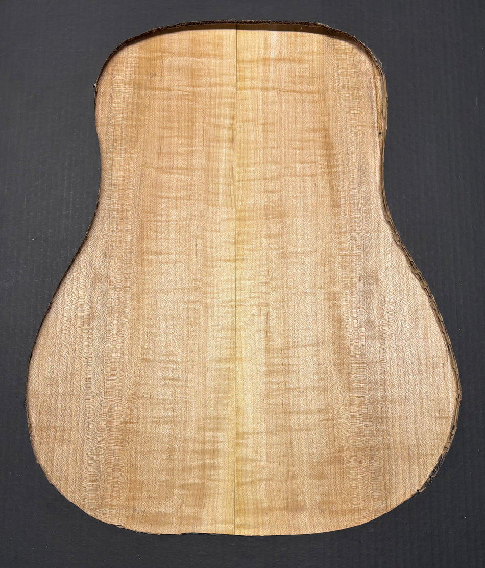 Flame Hard Maple Dreadnought Guitar Back and Side Set  #938