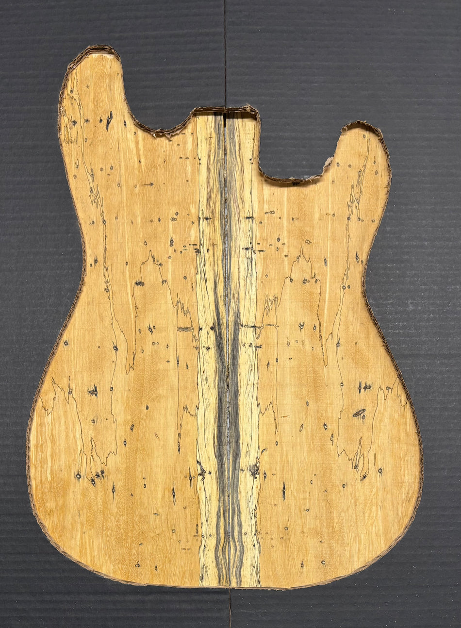 Spalted Tamarind Guitar Drop Top 22" x 7-3/8" x 3/8" #1042