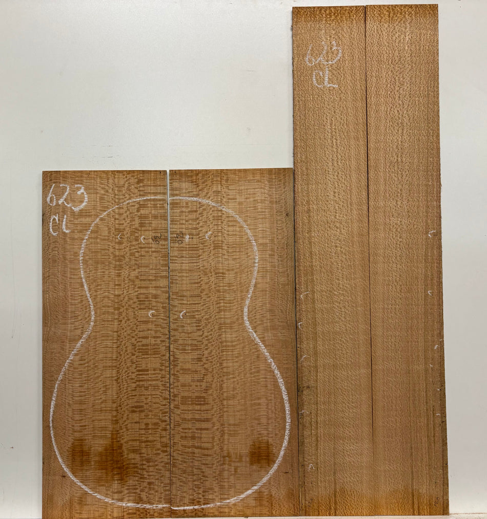 Lacewood Classical Guitar Back & Side Set- BC Grade #623