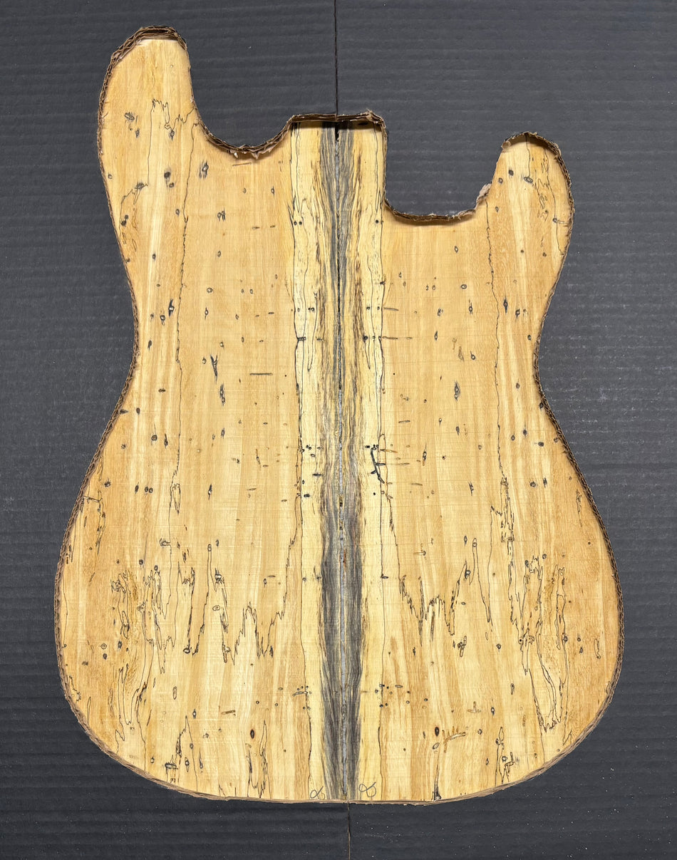 Spalted Tamarind Guitar Drop Top 22" x 7-3/8" x 3/8" #1043