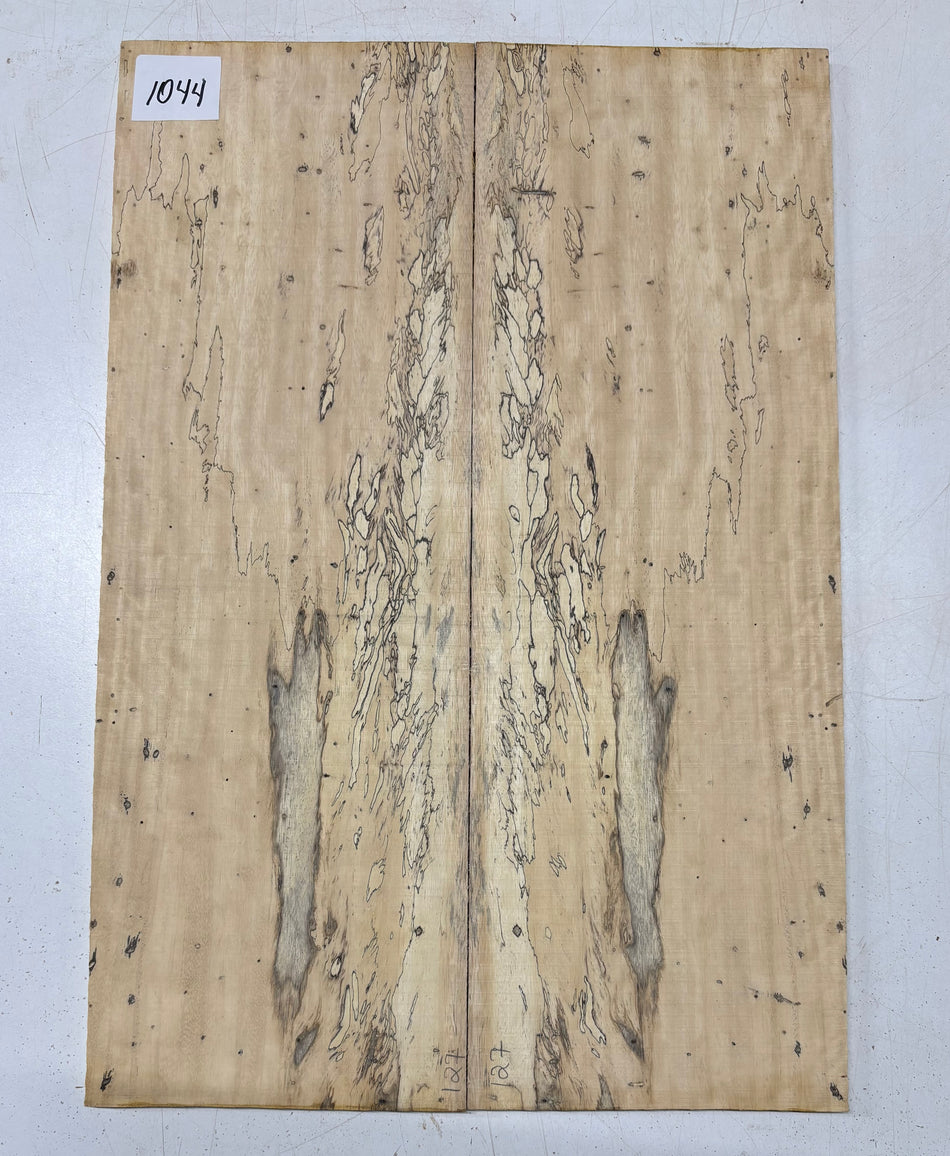 Spalted Tamarind Guitar Drop Top 22" x 7-3/8" x 3/8" #1044