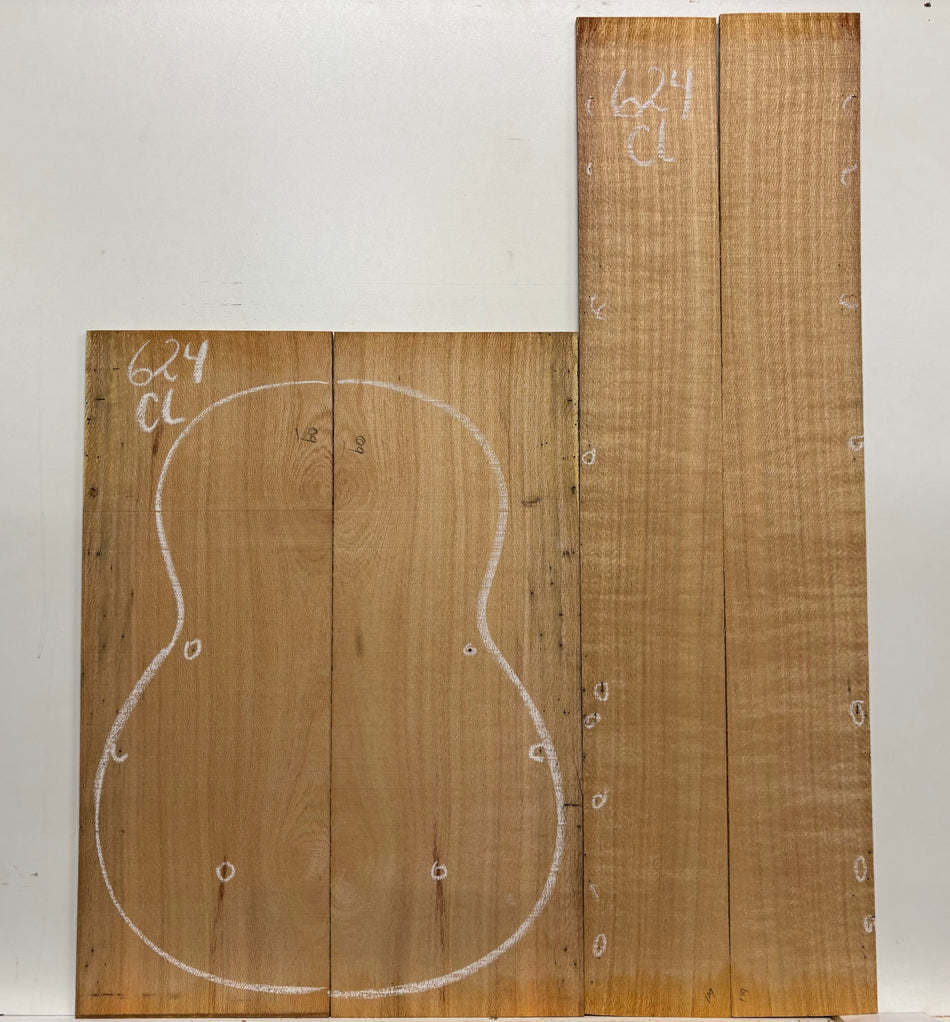 Lacewood Classical Guitar Back & Side Set- BC Grade #624