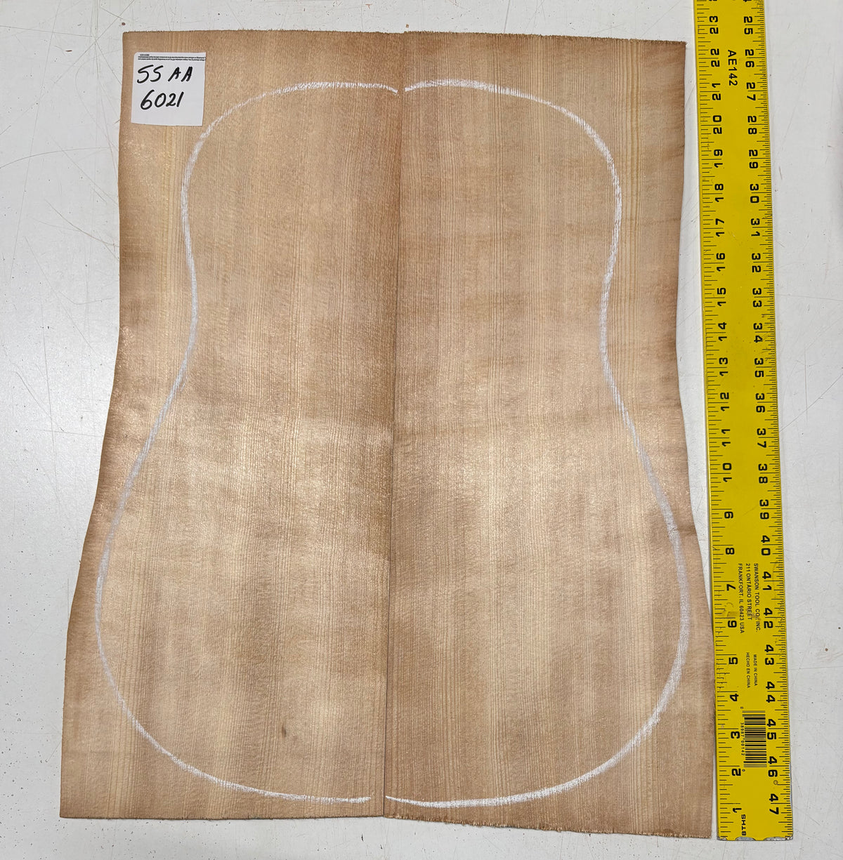 Sitka Spruce Dreadnought Guitar Top- AA Grade #6021 - Exotic Wood Zone