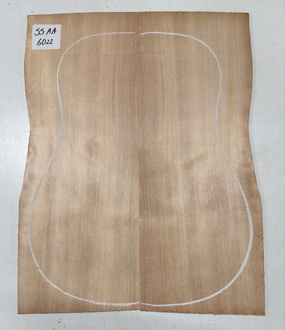 Sitka Spruce Dreadnought Guitar Top- AA Grade #6022