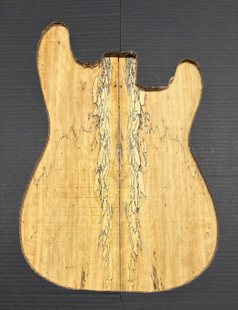 Spalted Tamarind Guitar Drop Top 22" x 7-3/8" x 3/8" #1045