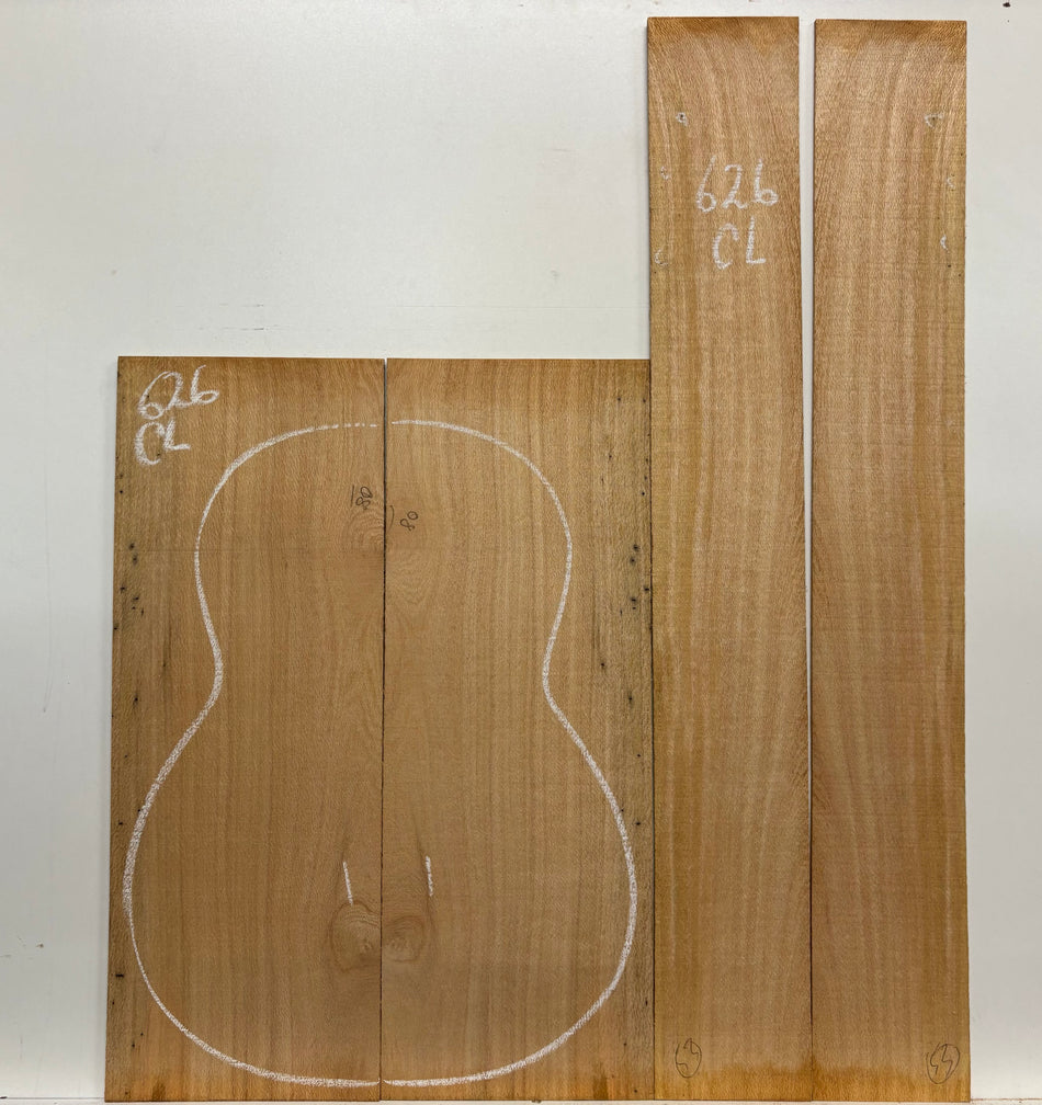 Lacewood Classical Guitar Back & Side Set- BC Grade #626