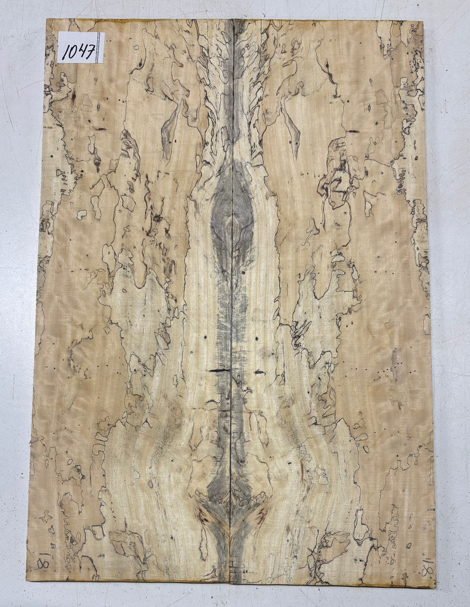 Spalted Tamarind Guitar Drop Top 22" x 7-3/8" x 3/8" #1047