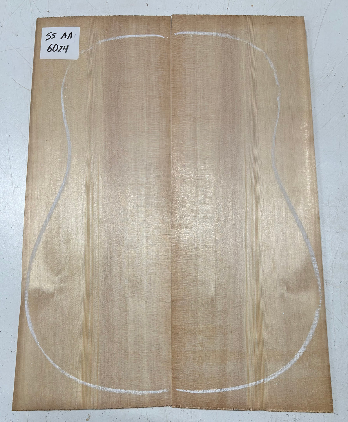 Sitka Spruce Dreadnought Guitar Top- AA Grade #6024 - Exotic Wood Zone