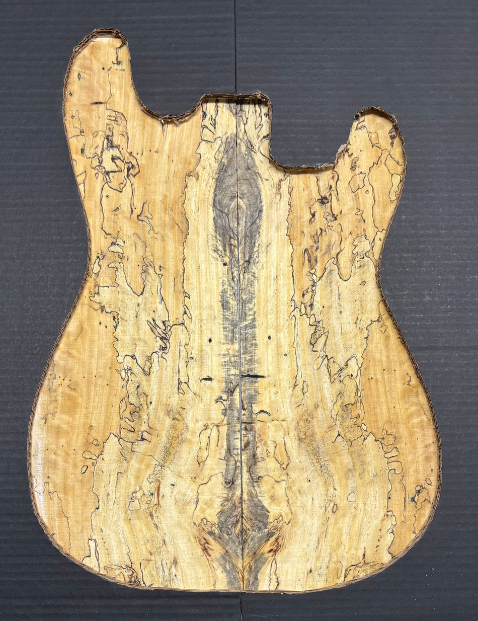 Spalted Tamarind Guitar Drop Top 22" x 7-3/8" x 3/8" #1047