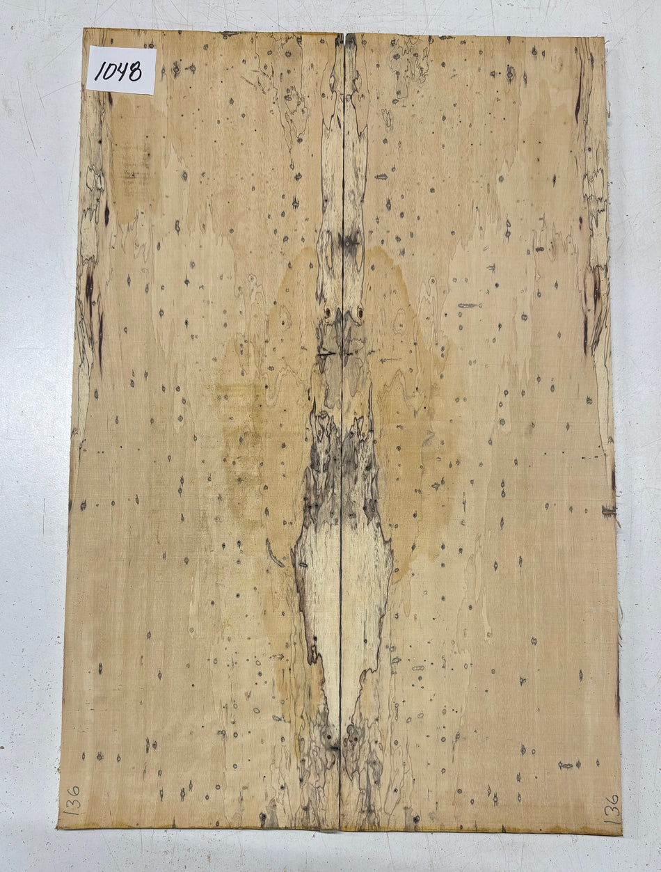 Spalted Tamarind Guitar Drop Top 22" x 7-3/8" x 3/8" #1048