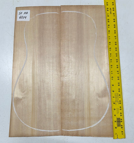 Sitka Spruce Dreadnought Guitar Top- AA Grade #6024 - Exotic Wood Zone