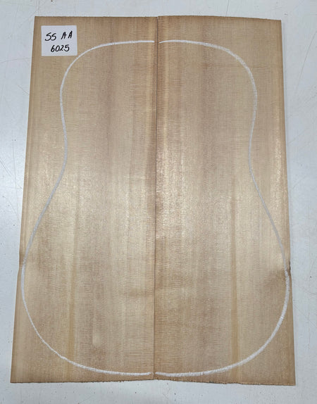 Sitka Spruce Dreadnought Guitar Top- AA Grade #6025 - Exotic Wood Zone