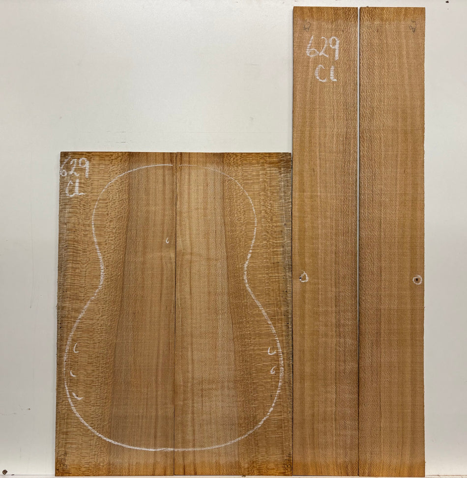 Lacewood Classical Guitar Back & Side Set- BC Grade #629