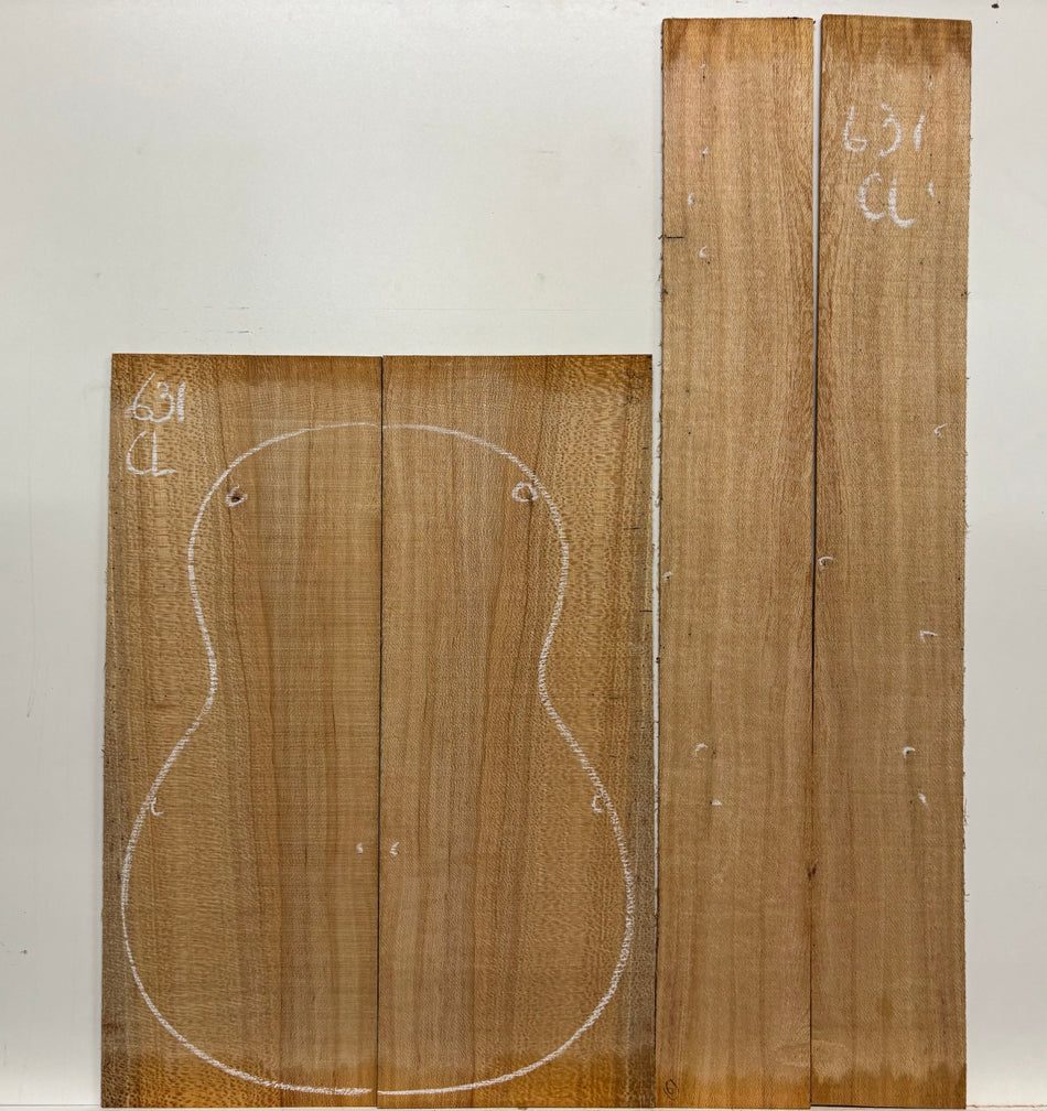 Lacewood Classical Guitar Back & Side Set- BC Grade #631