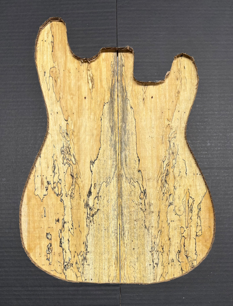 Spalted Tamarind Guitar Drop Top 22" x 7-3/8" x 3/8" #1051
