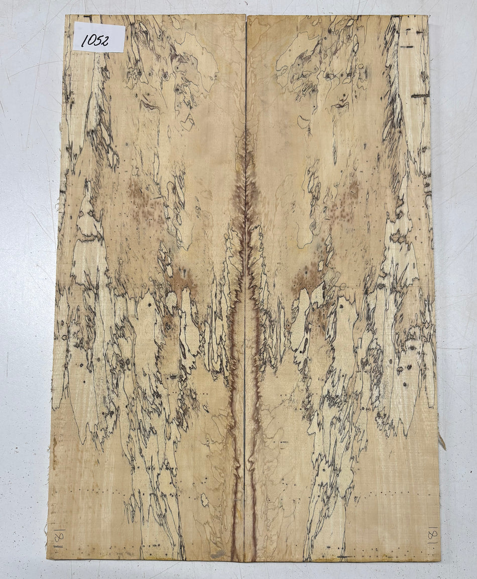 Spalted Tamarind Guitar Drop Top 22" x 7-3/8" x 3/8" #1052