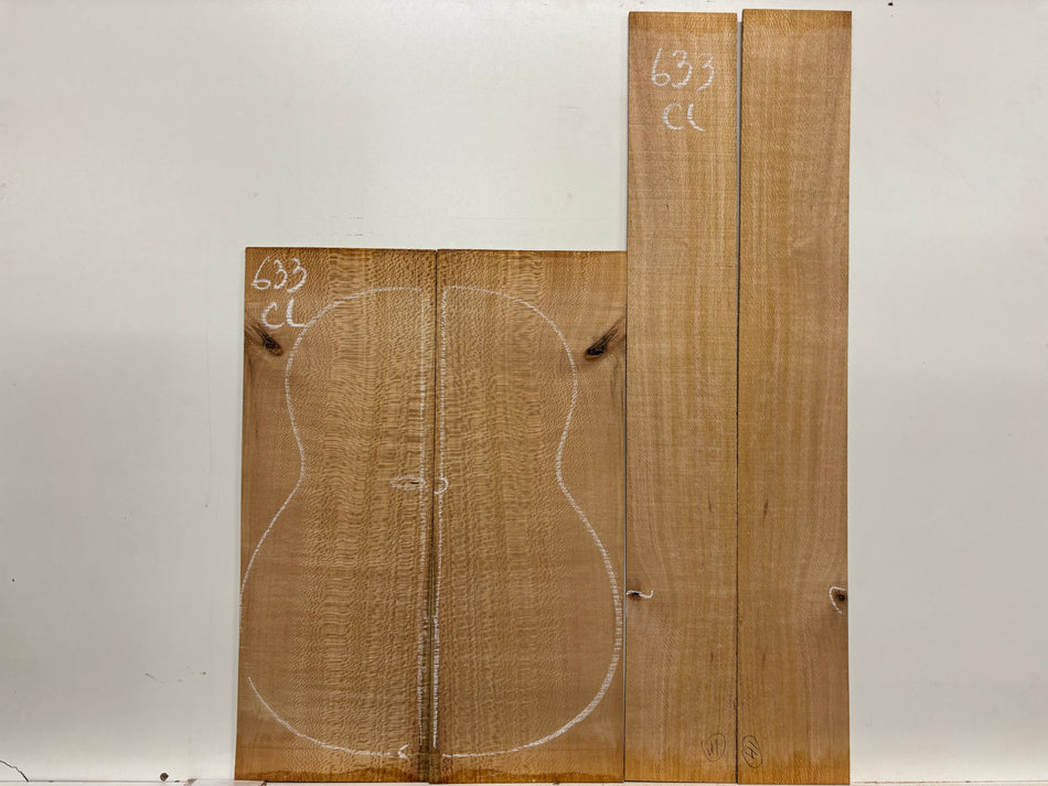 Lacewood Classical Guitar Back & Side Set- BC Grade #633
