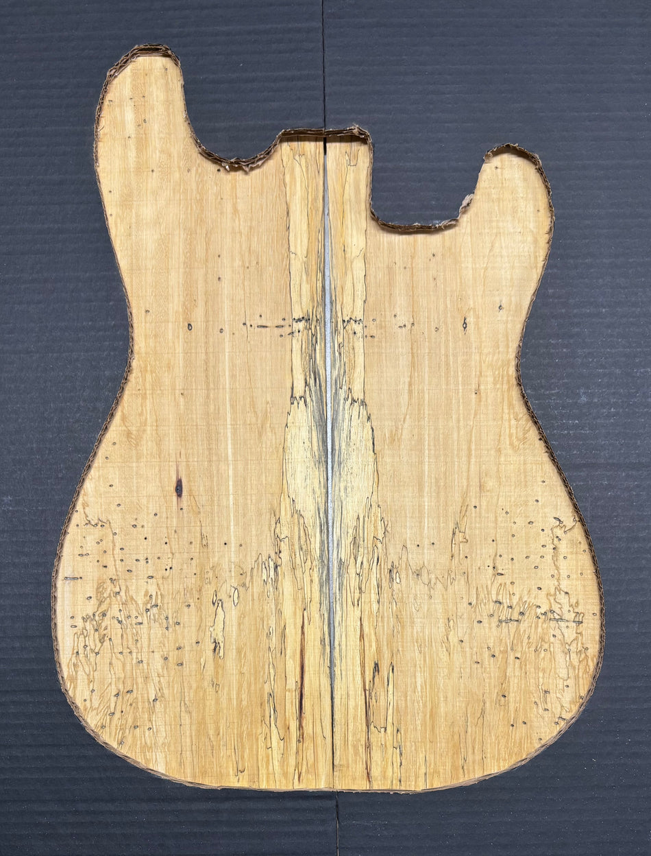 Spalted Tamarind Guitar Drop Top 22" x 7-3/8" x 3/8" #1055