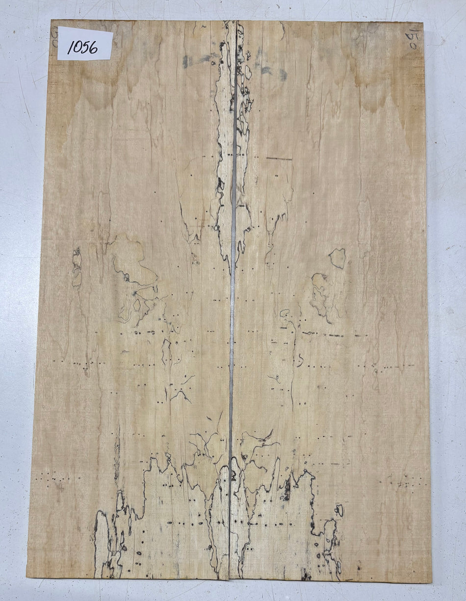 Spalted Tamarind Guitar Drop Top 22" x 7-3/8" x 3/8" #1056