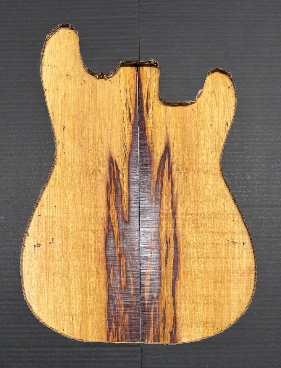 Tapas abatibles para guitarra Bocote Bookmatched 21" x 7" x 1/4"