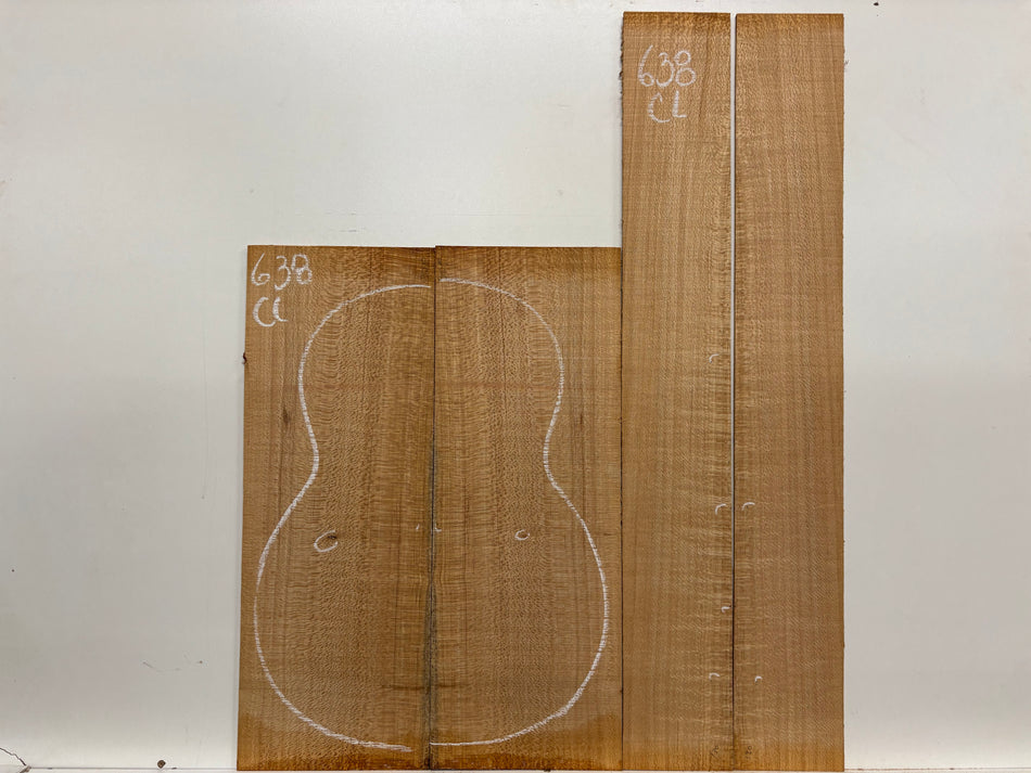 Lacewood Classical Guitar Back & Side Set- BC Grade #638