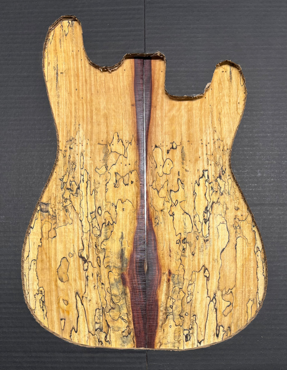 Tapas abatibles para guitarra Bocote Bookmatched 21" x 7" x 1/4"